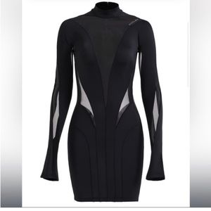 H&M Mugler panel dress